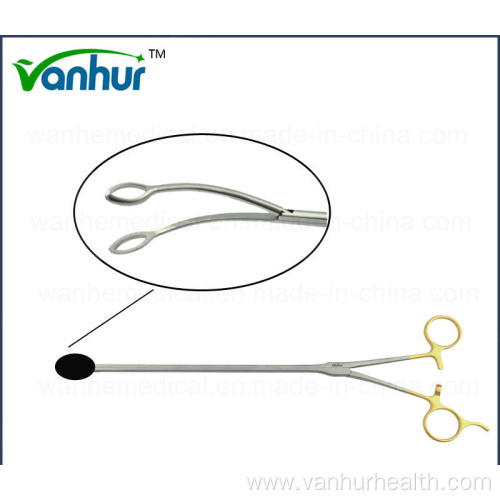 Thoracoscopy Instruments Tissue Forceps Oval Type